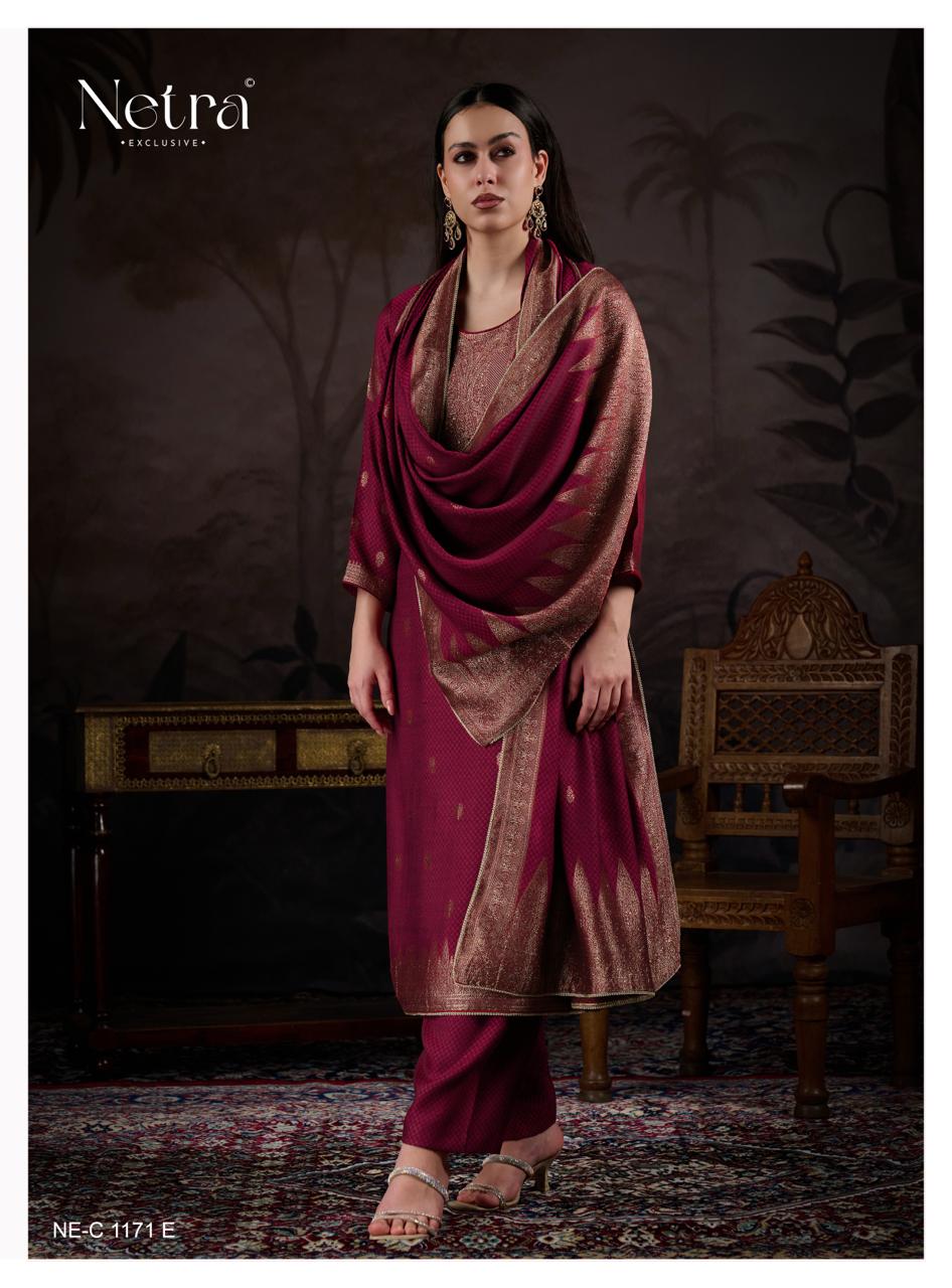 Ahana Netra Pashmina Suits Wholesaler Ahmedabad