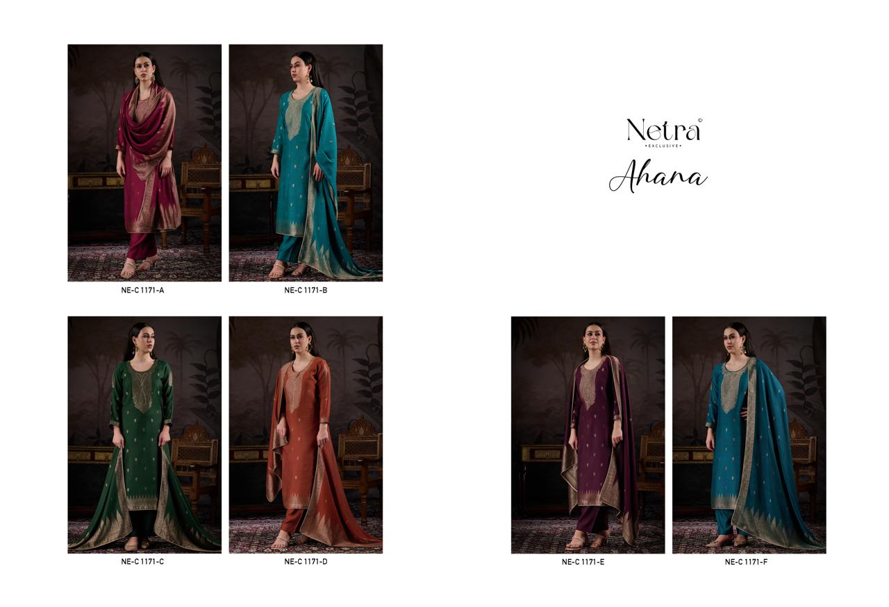 Ahana Netra Pashmina Suits Wholesaler Ahmedabad