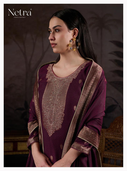 Ahana Netra Pashmina Suits Wholesaler Ahmedabad