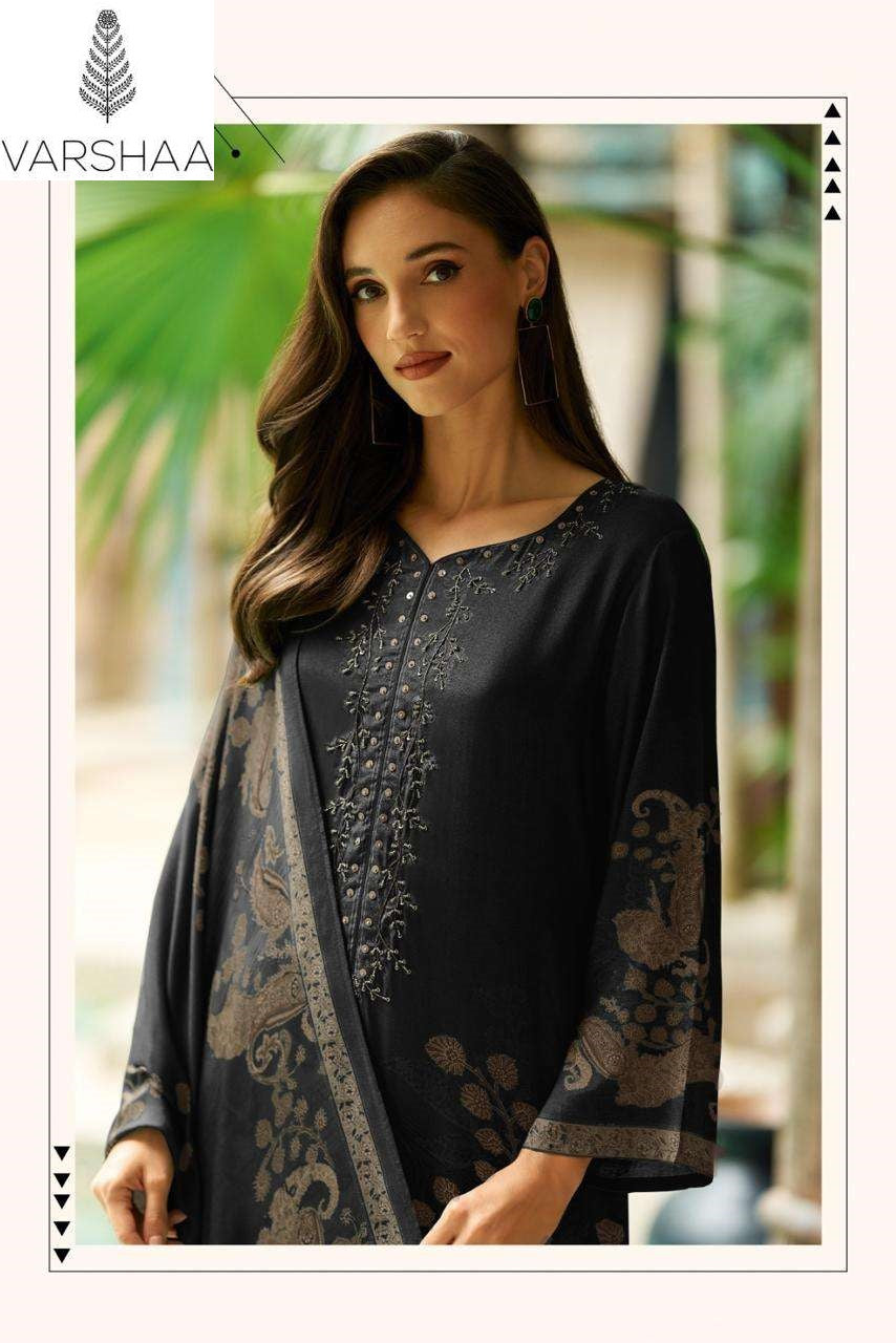 Ahir Varshaa Viscose Muslin Pant Style Suits Manufacturer Ahmedabad
