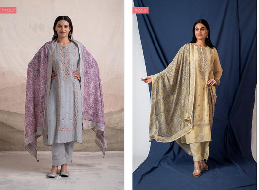 Ahivi Naariti Organza Pant Style Suits Supplier India