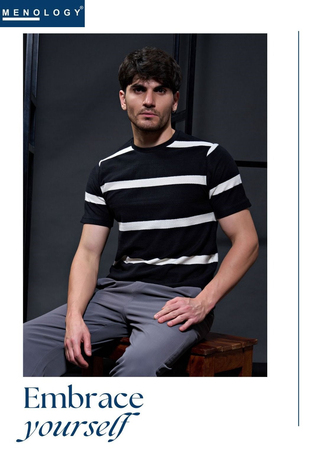 Ai J F6 Menology Auto Stripes Mens Tshirts Supplier