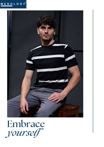 Ai J F6 Menology Auto Stripes Mens Tshirts Supplier