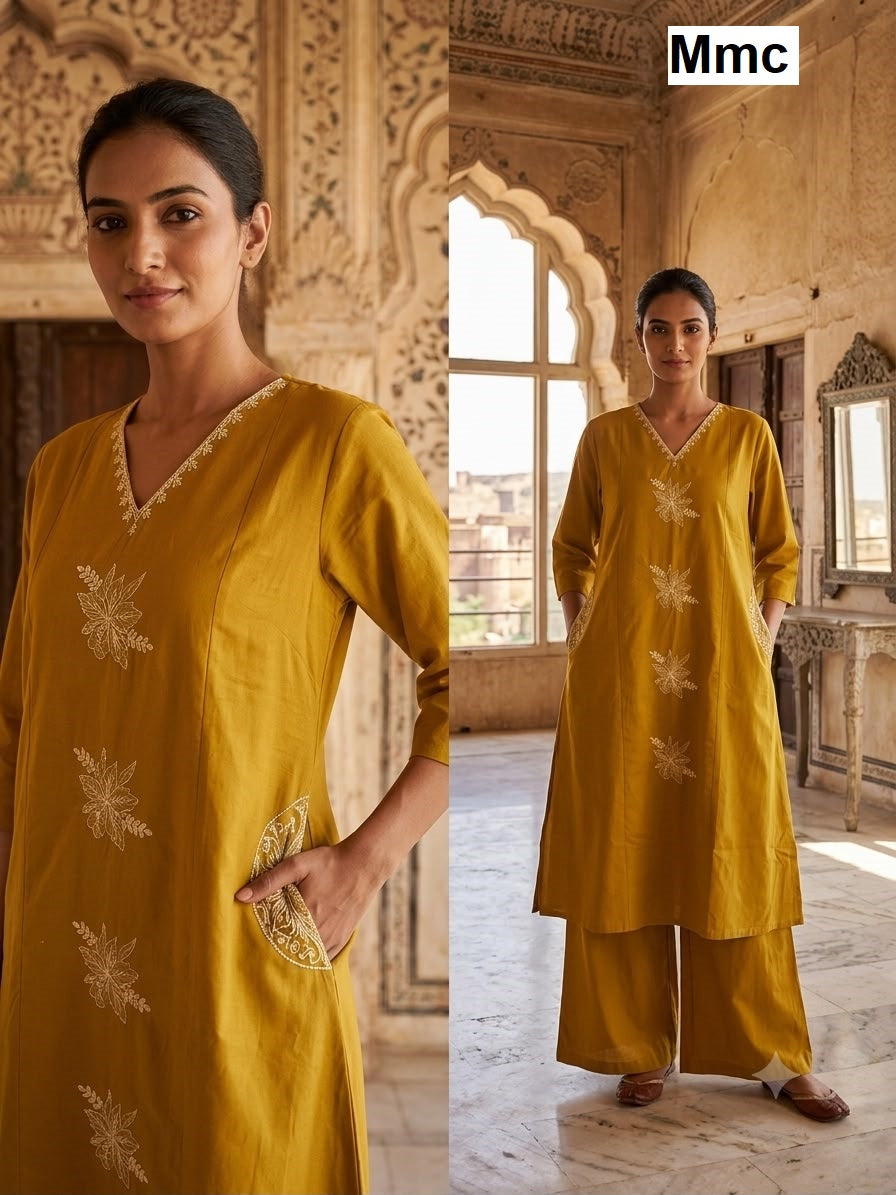 Airline With Kali Mmc Dhabu Cotton Co Ord Set Supplier Gujarat