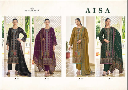Aisa Mumtaz Arts Pure Viscose Muslin Karachi Salwar Suits Wholesale Price