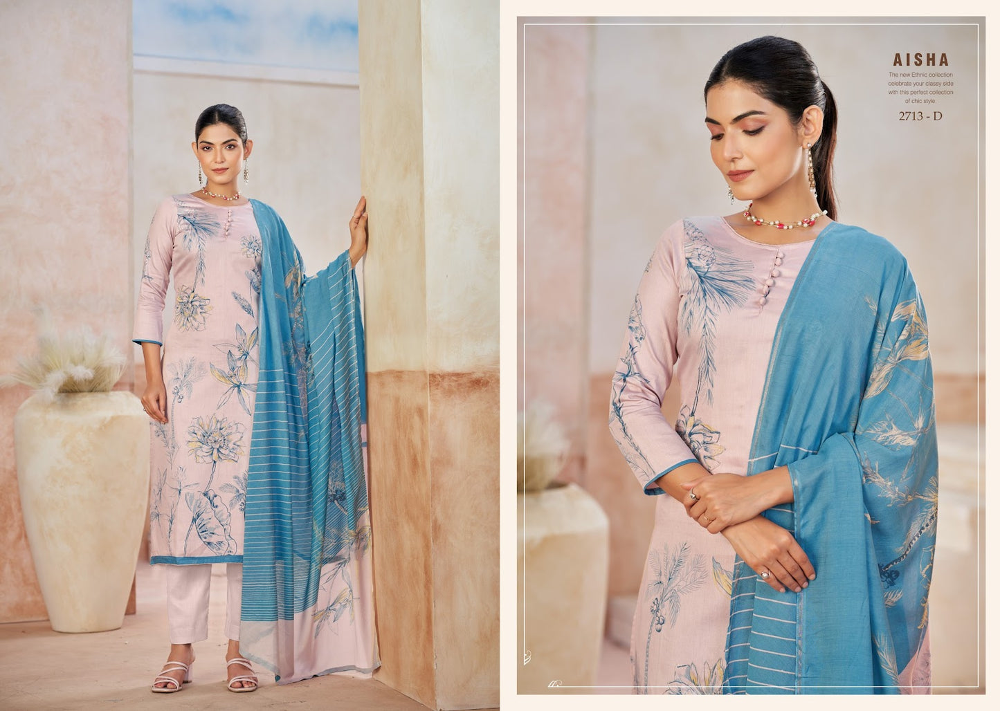 Aisha Sargam Prints Jaam Pant Style Suits Wholesaler