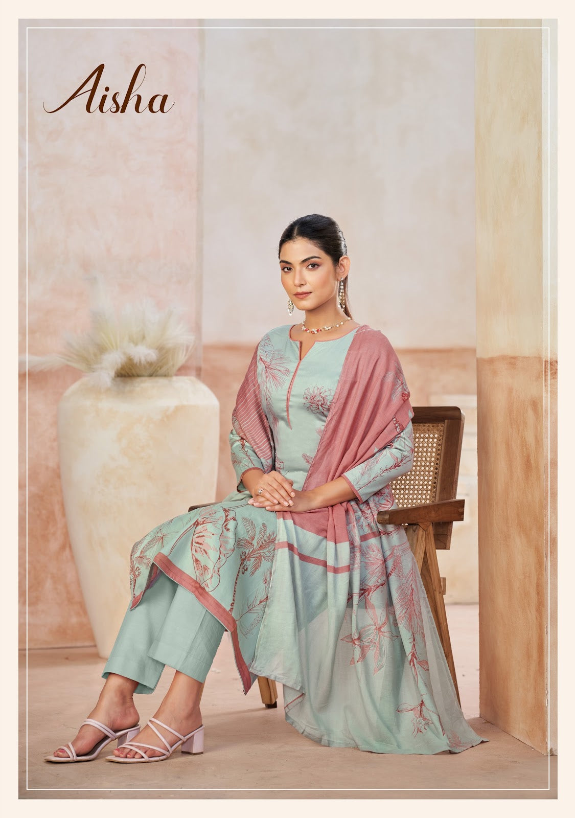 Aisha Sargam Prints Jaam Pant Style Suits Wholesaler