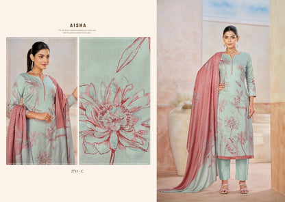 Aisha Sargam Prints Jaam Pant Style Suits Wholesaler