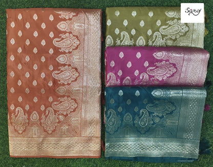 Aisha Satin Swaroski Saroj Sarees Manufacturer India