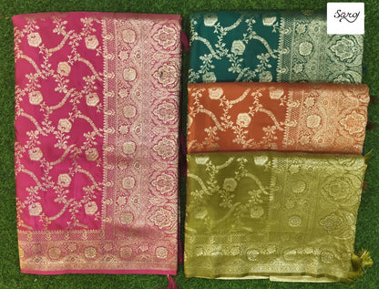 Aisha Satin Swaroski Saroj Sarees Manufacturer India