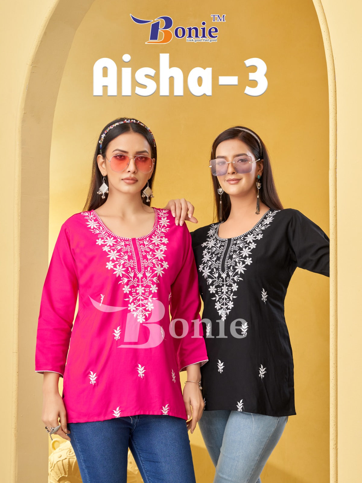 Aisha Vol 3 Bonie Rayon Fancy Tops Supplier Gujarat
