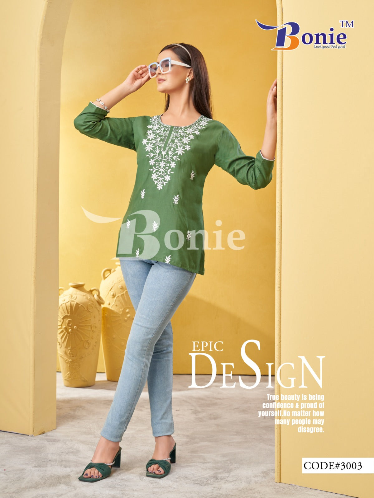 Aisha Vol 3 Bonie Rayon Fancy Tops Supplier Gujarat