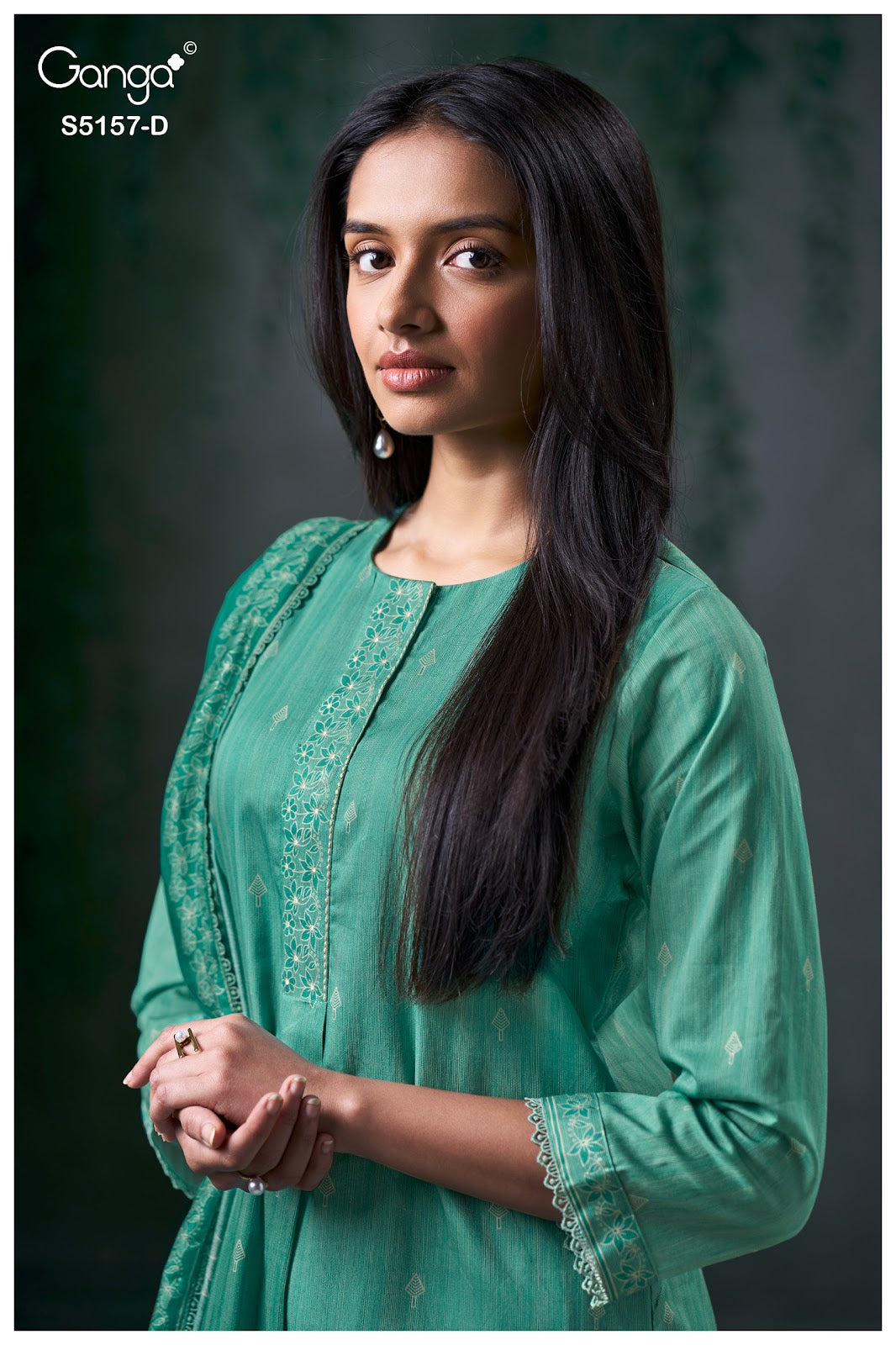 Aishi S5157 Ganga Corduroy Pant Style Suits Wholesaler Ahmedabad