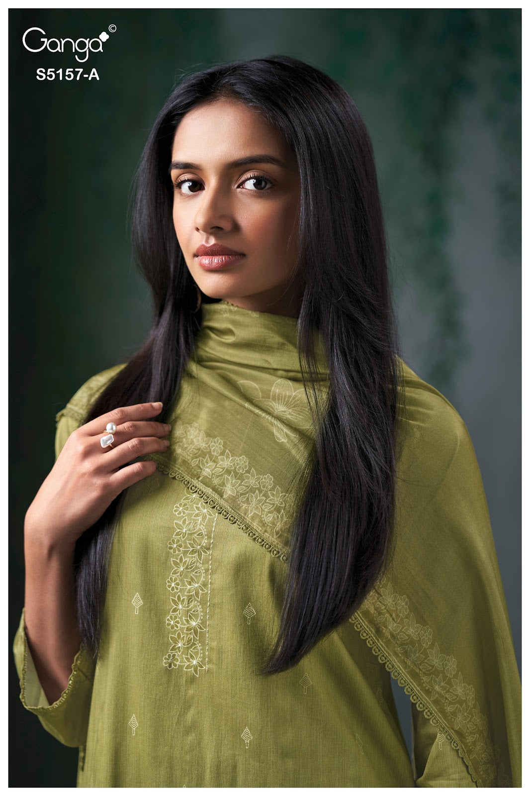 Aishi S5157 Ganga Corduroy Pant Style Suits Wholesaler Ahmedabad