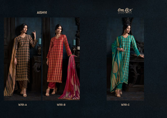 Aishvi Omtex Silk Jacquard Pant Style Suits Manufacturer India