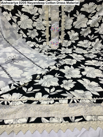 Aishwariya 0205 Nayandeep Cotton Dress Material Exporter India