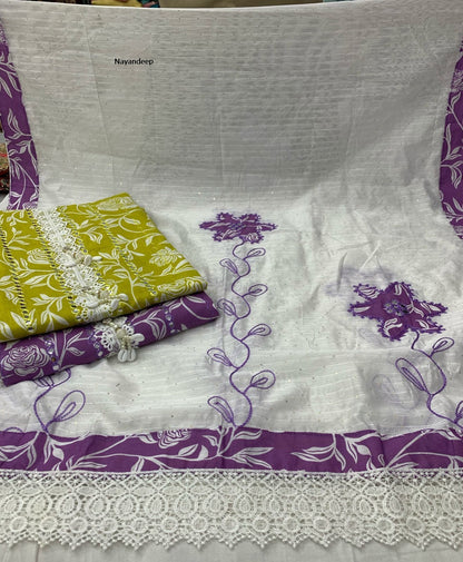 Aishwariya Nayandeep Cotton Dress Material Supplier India