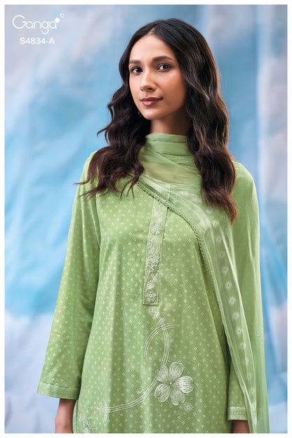 Aislinn S4834 Ganga Cotton Pant Style Suits Exporter
