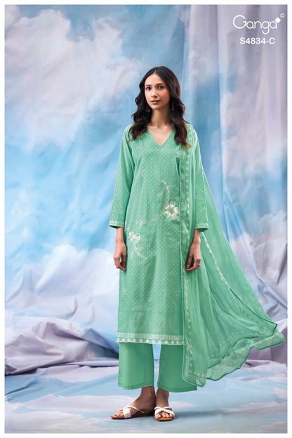 Aislinn S4834 Ganga Cotton Pant Style Suits Exporter