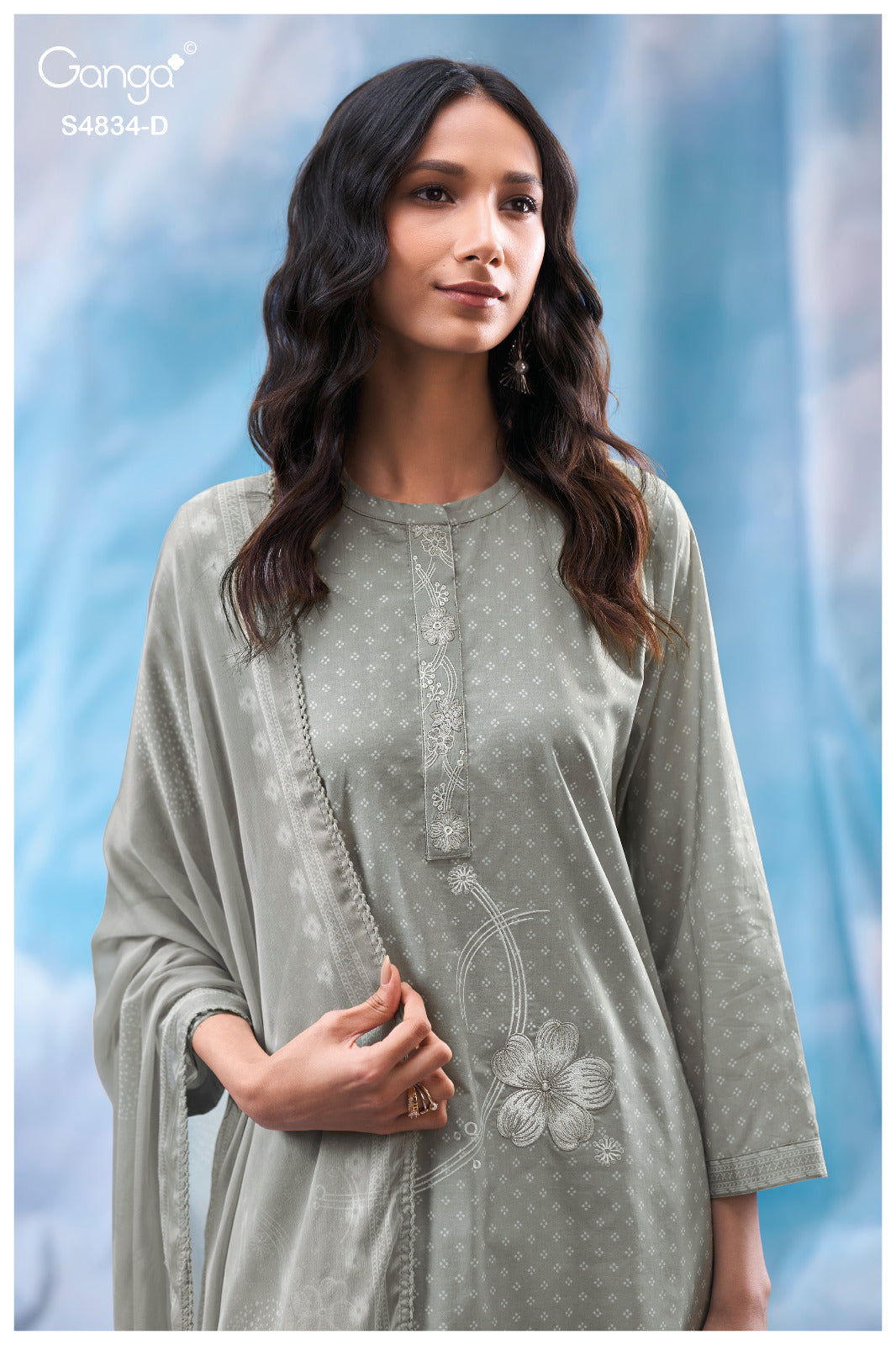 Aislinn S4834 Ganga Cotton Pant Style Suits Exporter