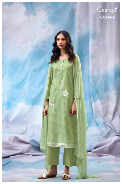 Aislinn S4834 Ganga Cotton Pant Style Suits Exporter