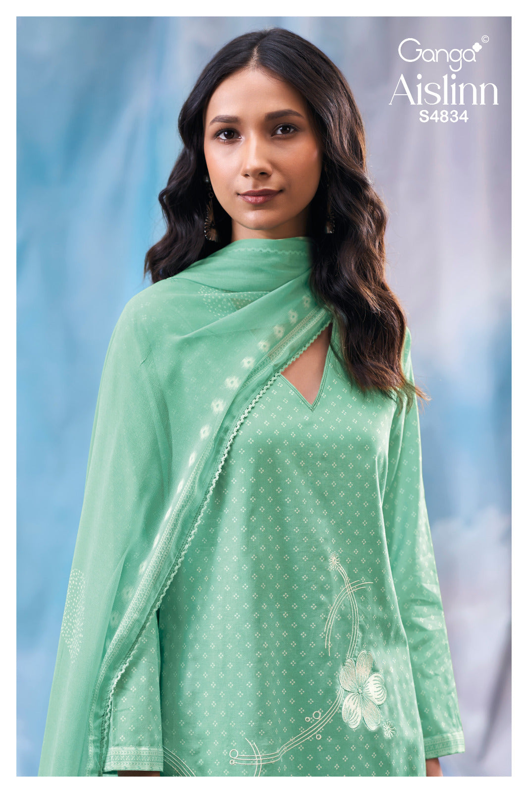 Aislinn S4834 Ganga Cotton Pant Style Suits Exporter