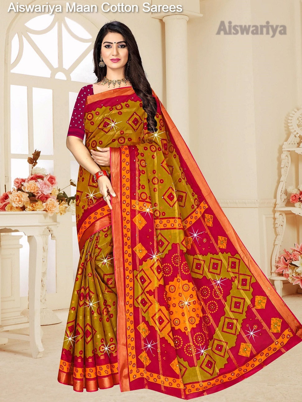 Aiswariya Maan Cotton Sarees Exporter Gujarat