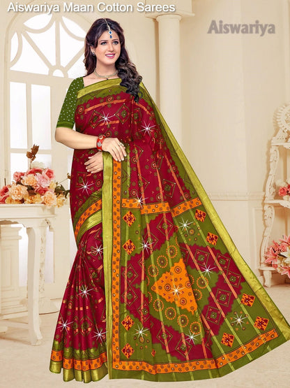 Aiswariya Maan Cotton Sarees Exporter Gujarat
