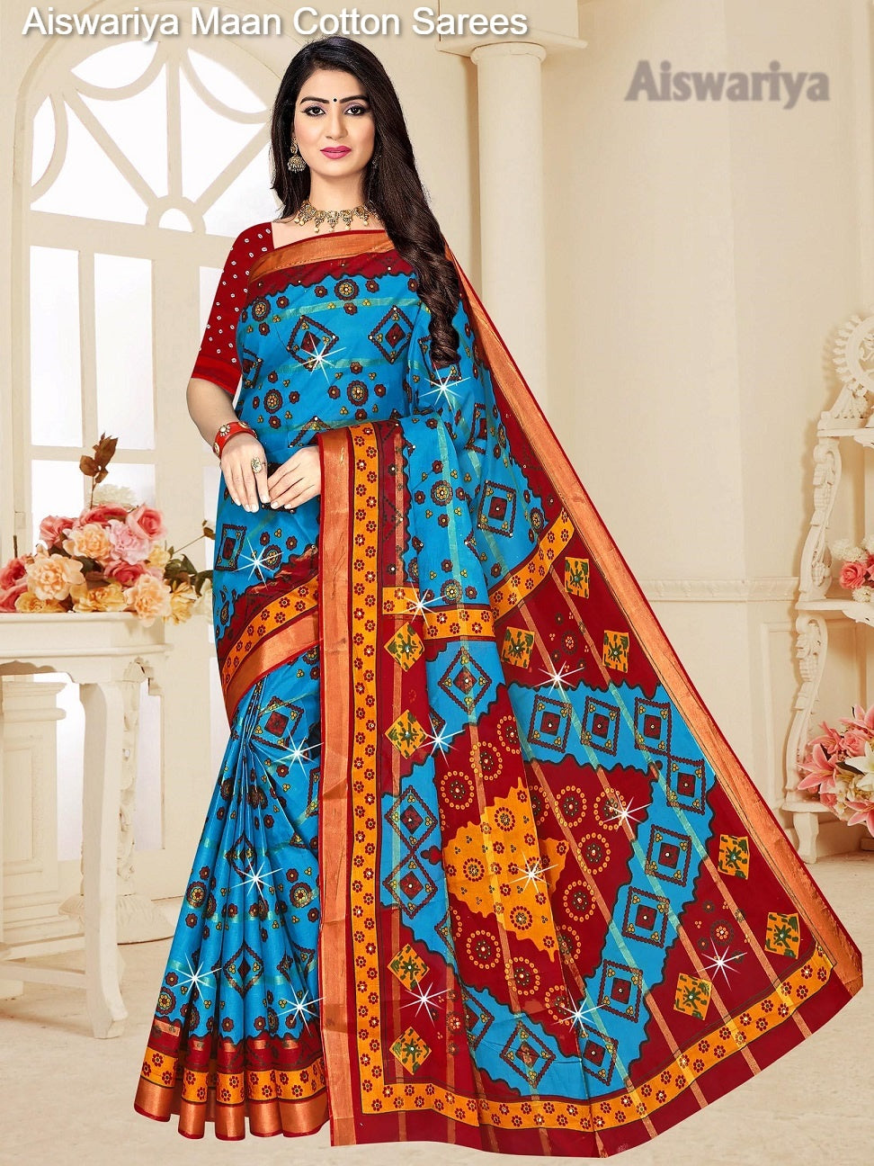 Aiswariya Maan Cotton Sarees Exporter Gujarat