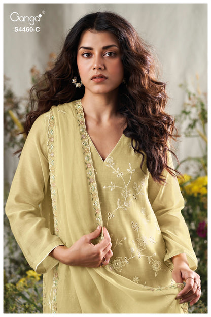 Aivy 4460 Ganga Banarasi Plazzo Style Suits Wholesaler