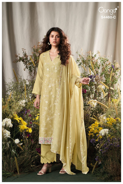 Aivy 4460 Ganga Banarasi Plazzo Style Suits Wholesaler