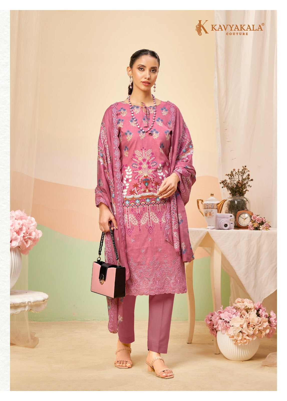 Aiza Vol 1 Kavyakala Lawn Cotton Karachi Salwar Suits Manufacturer