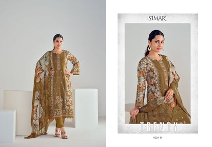 Aiza Simar Premium Cotton Pant Style Suits Exporter India