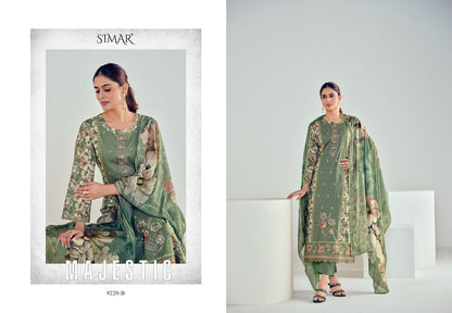 Aiza Simar Premium Cotton Pant Style Suits Exporter India