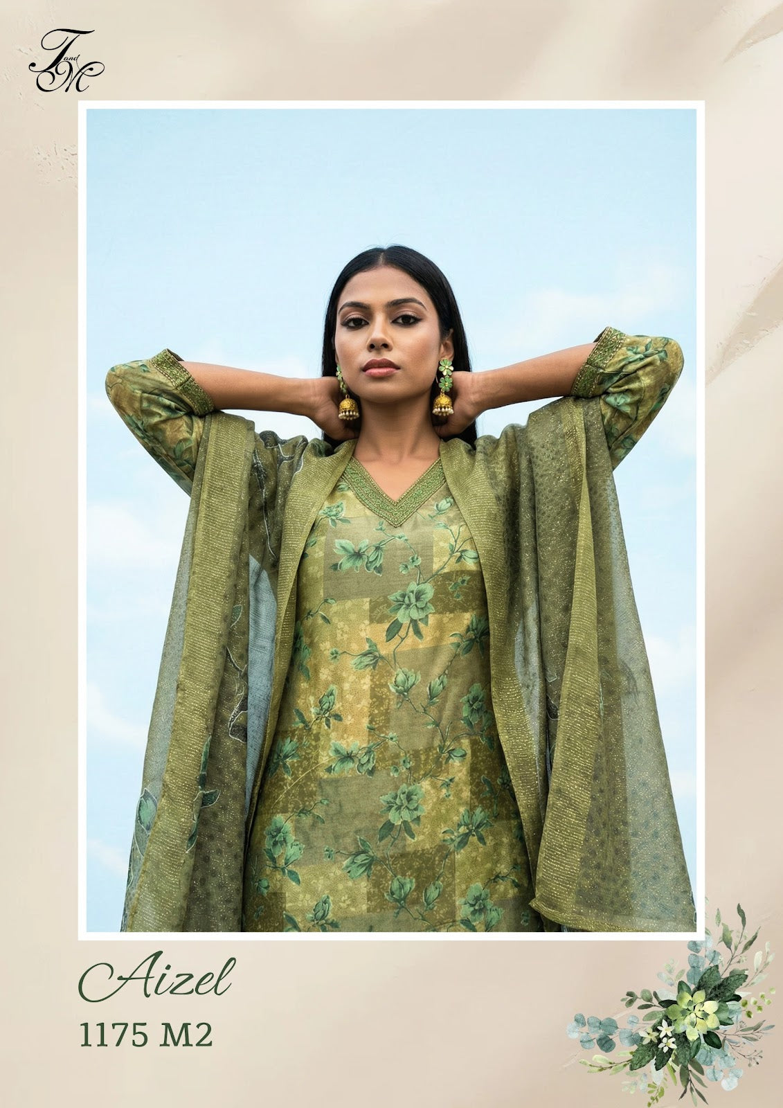 Aizel Tm Bemberg Muslin Pant Style Suits Supplier India