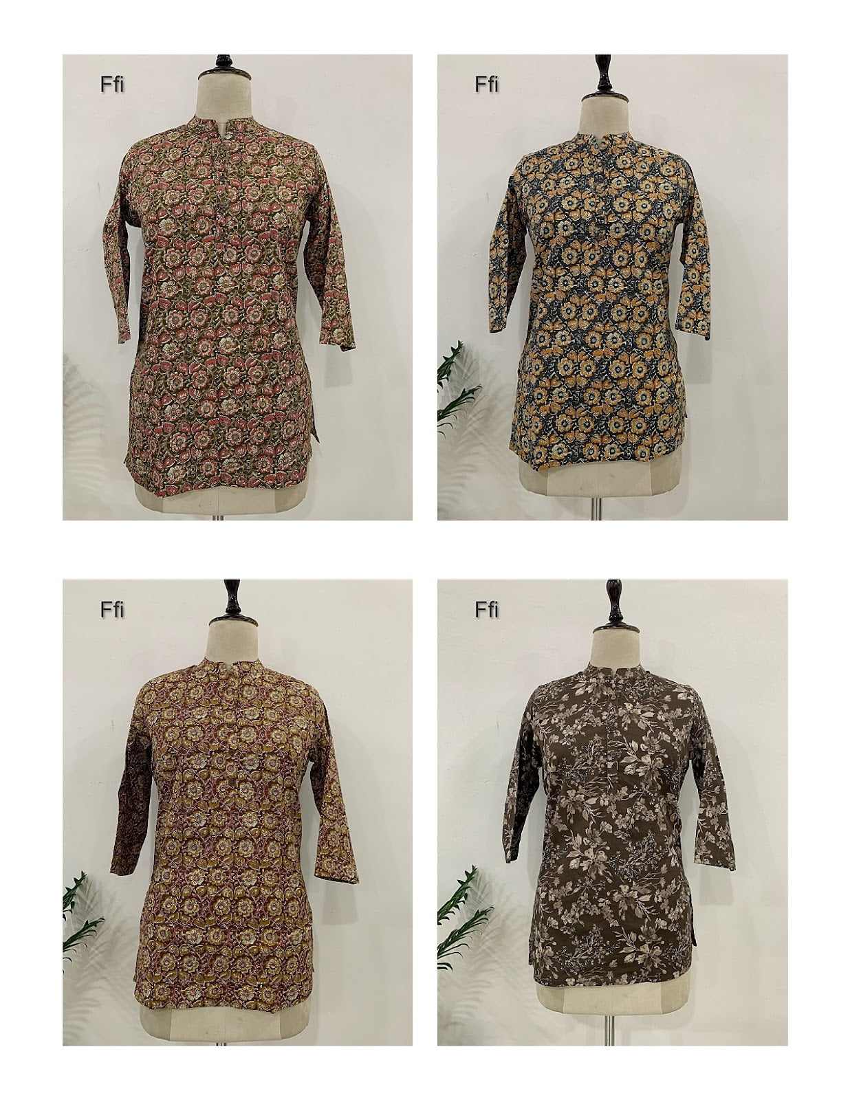 Aj Ffi Cambric Cotton Short Kurtis Manufacturer Ahmedabad