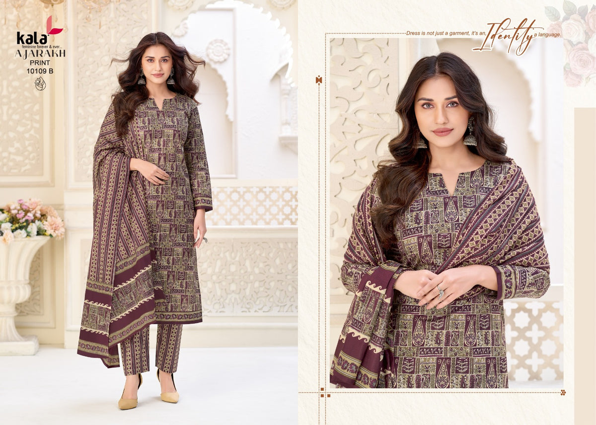 Ajarakh Print Vol 1 Kala Cotton Dress Material Wholesale