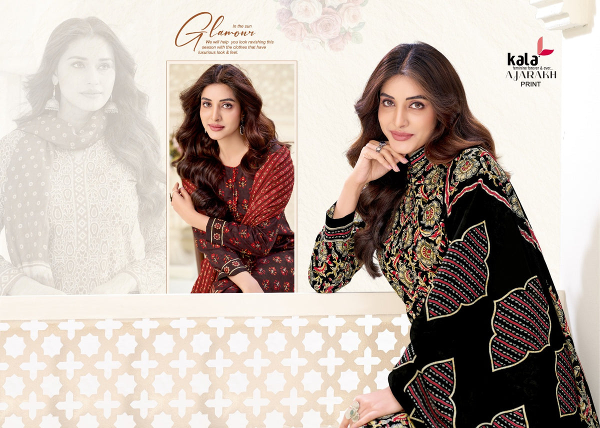 Ajarakh Print Vol 1 Kala Cotton Dress Material Wholesale