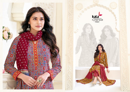 Ajarakh Print Vol 1 Kala Cotton Dress Material Wholesale