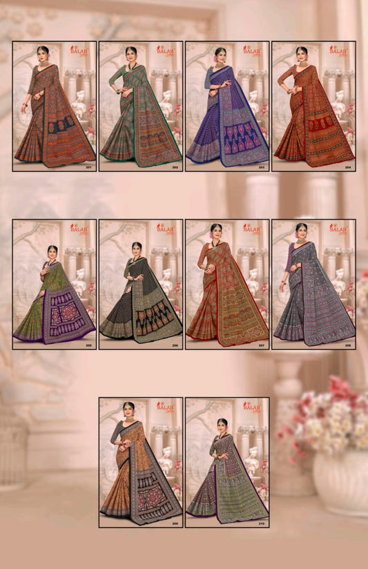 Ajark Masleen Vol 2 Balaji Cotton Sarees