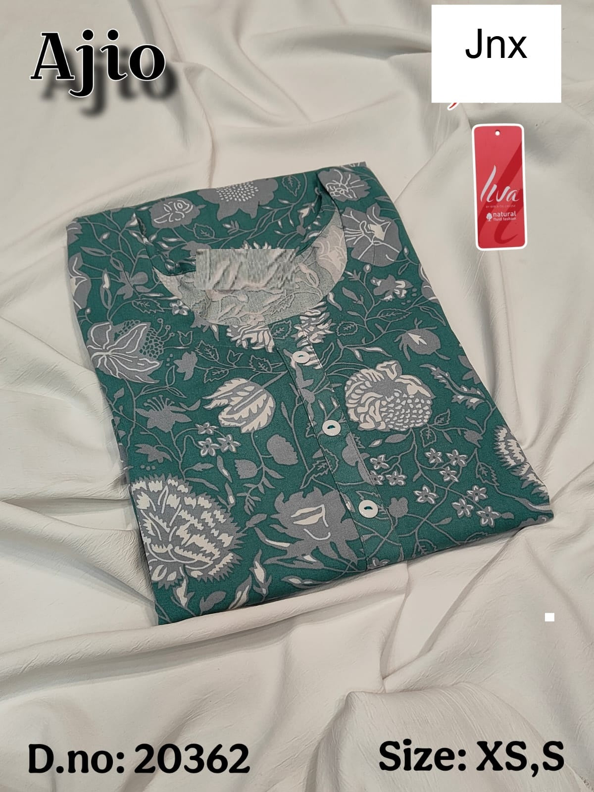 Ajio Liva Jnx Rayon Kurtis Wholesale Price