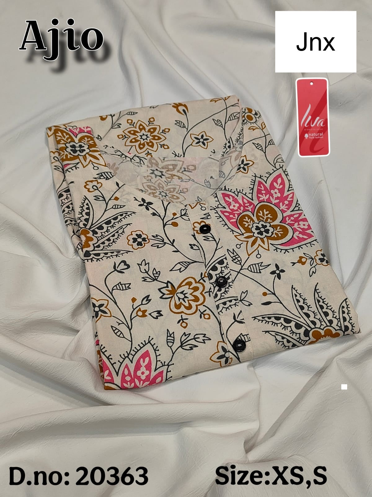 Ajio Liva Jnx Rayon Kurtis Wholesale Price