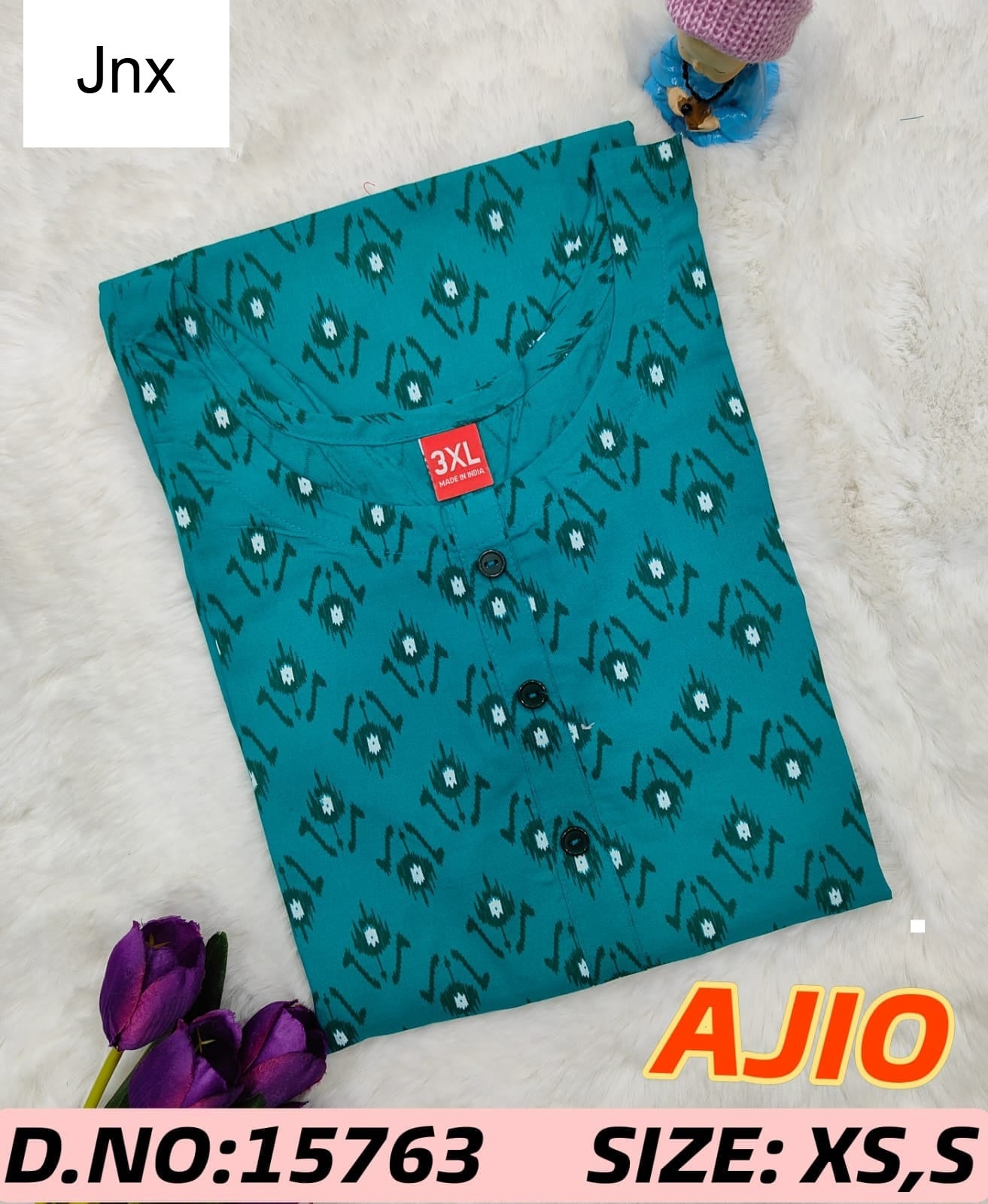 Ajio Liva Jnx Rayon Kurtis Wholesale Price