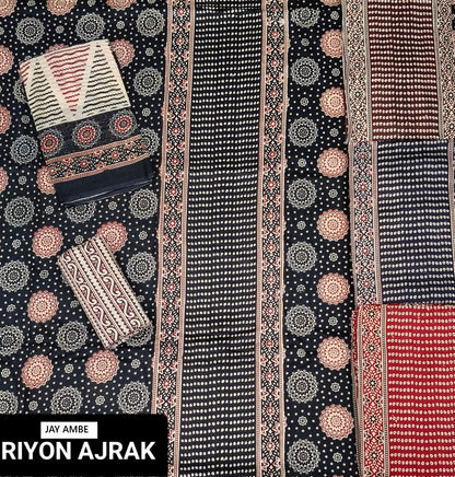 Ajrak Special 2207 Jay Ambe Rayon Salwar Suits Manufacturer Ahmedabad