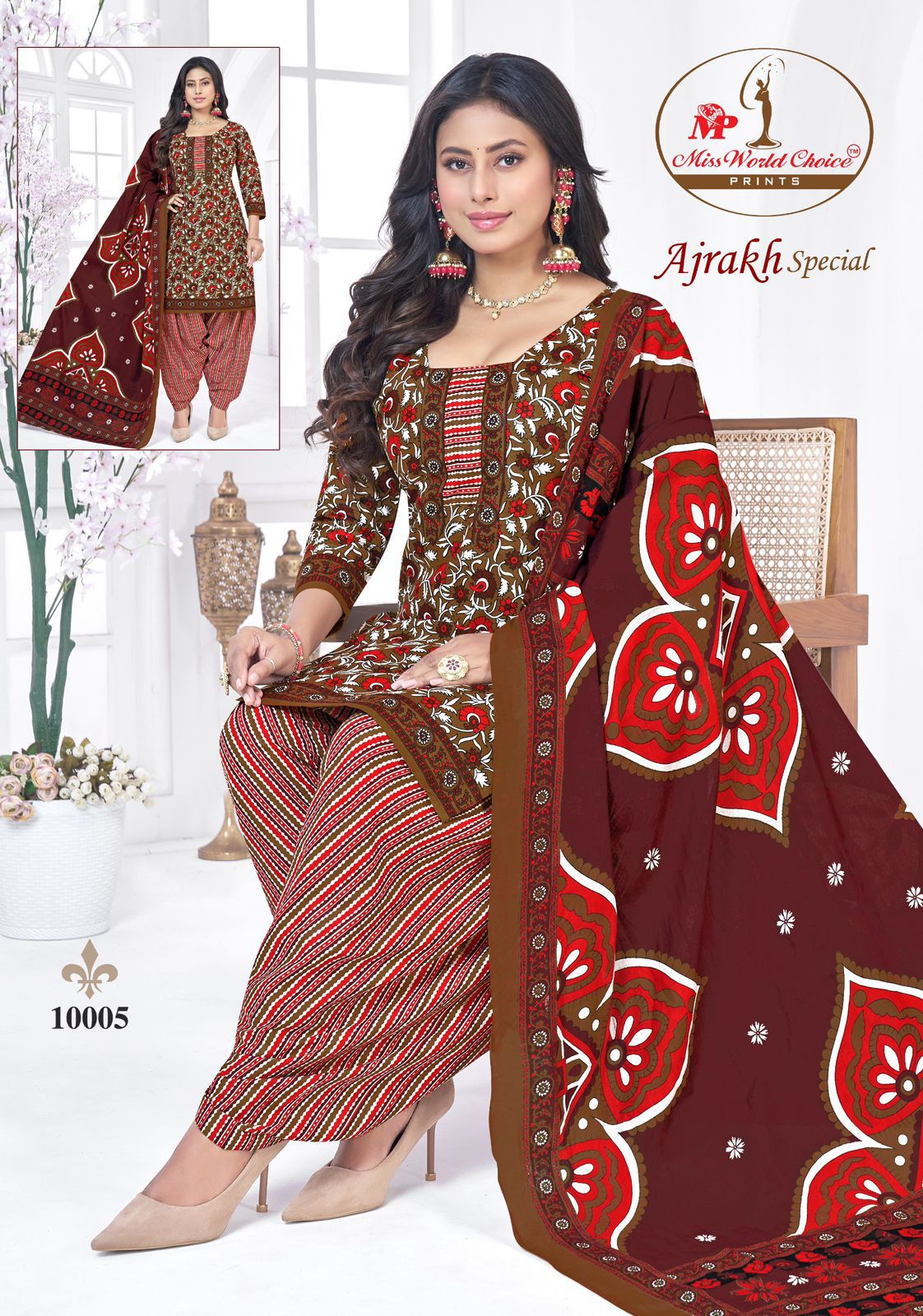Ajrakh Special Vol 10 Miss World Choice Cotton Dress Material Supplier