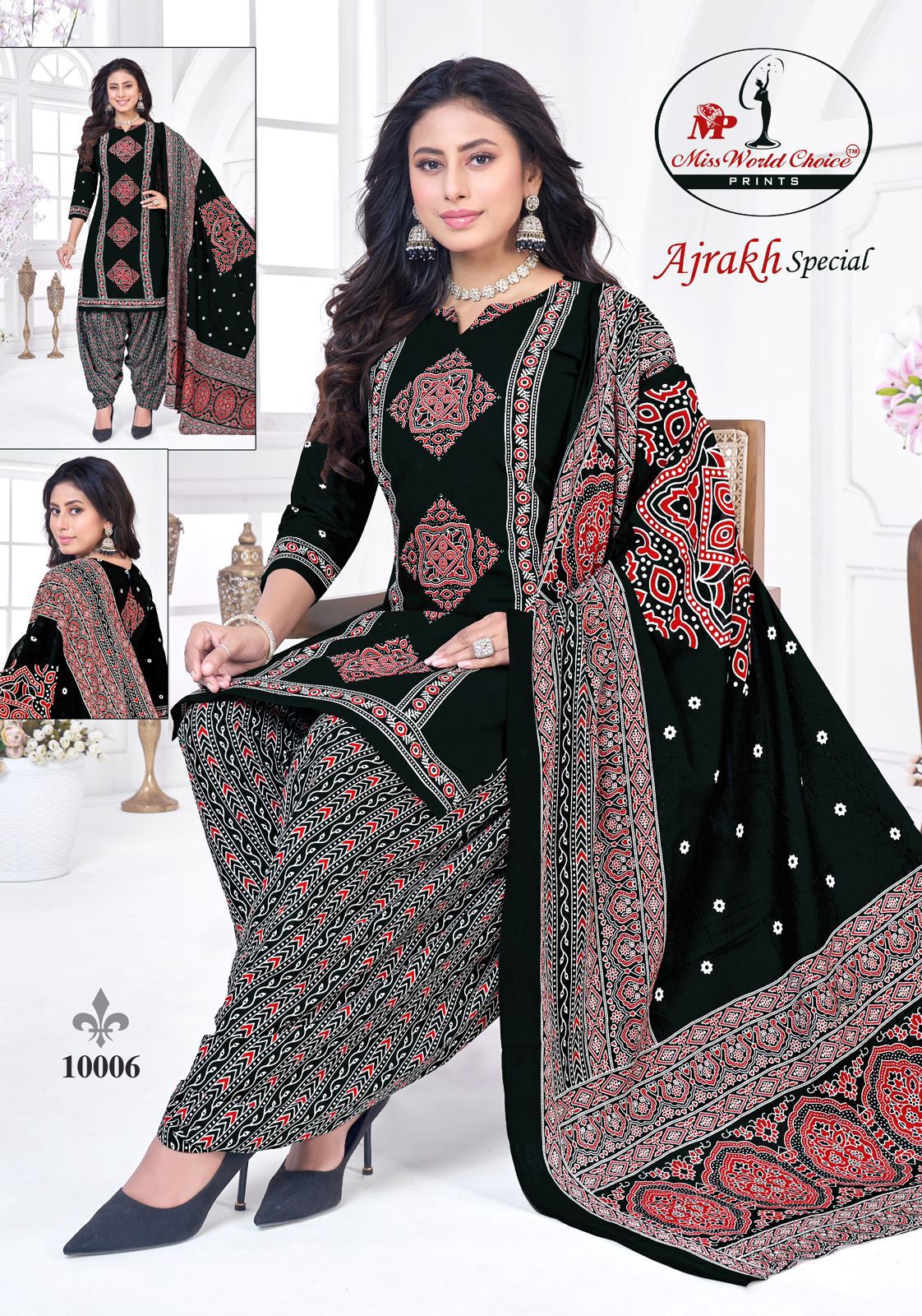 Ajrakh Special Vol 10 Miss World Choice Cotton Dress Material Supplier