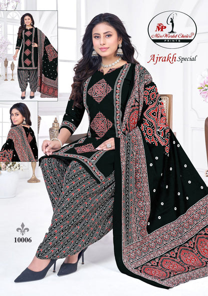 Ajrakh Special Vol 10 Miss World Choice Cotton Dress Material Supplier