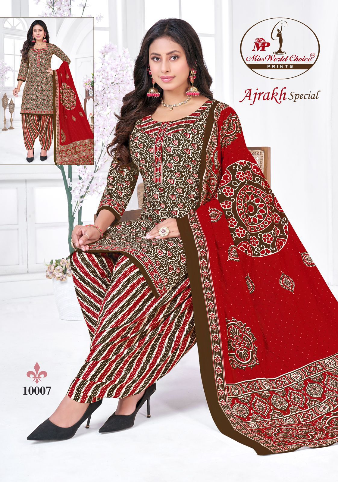 Ajrakh Special Vol 10 Miss World Choice Cotton Dress Material Supplier