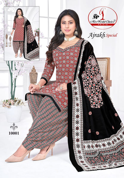 Ajrakh Special Vol 10 Miss World Choice Cotton Dress Material Supplier