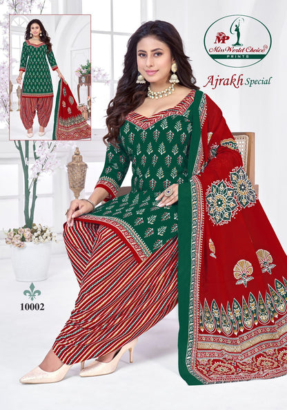 Ajrakh Special Vol 10 Miss World Choice Cotton Dress Material Supplier